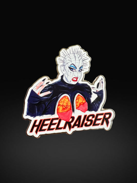 Peaches Heelraiser Pin