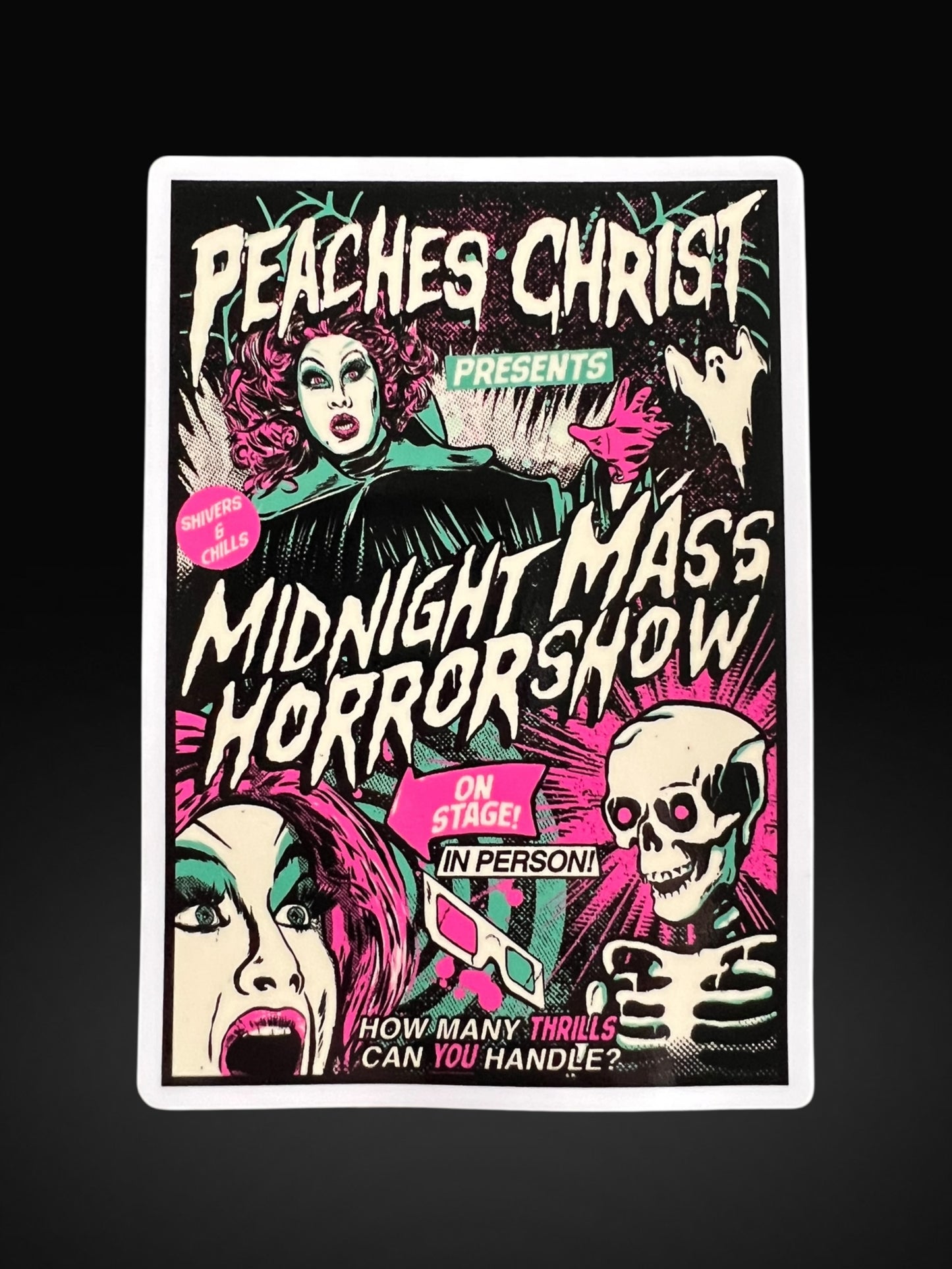 Peaches Midnight  Mass Sticker