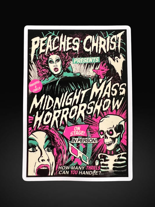 Peaches Midnight  Mass Sticker