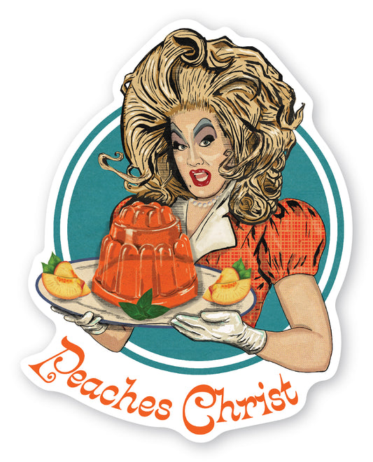 Peaches Jello Sticker