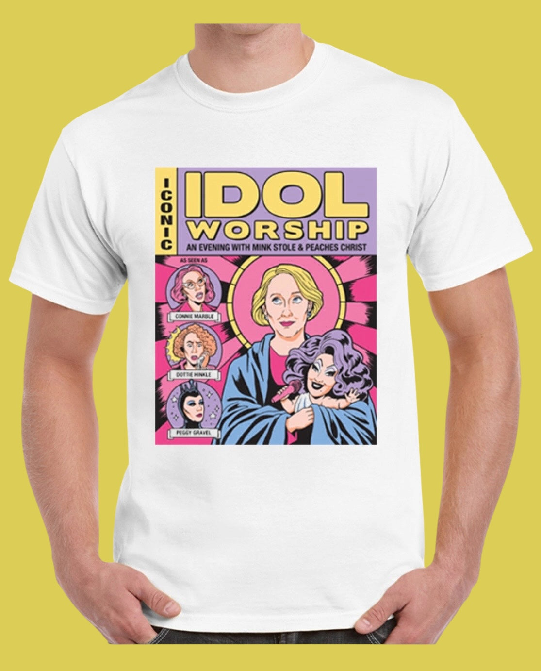 Iconic Idol Worship T-Shirt White