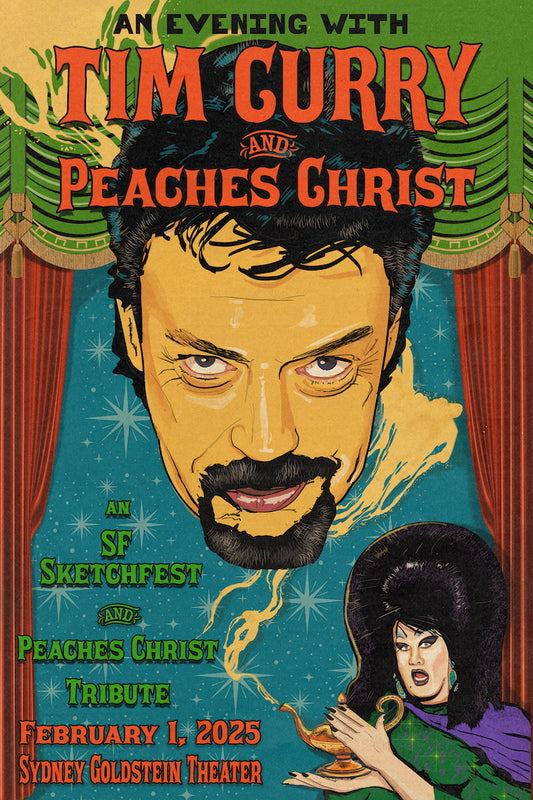 Commemorative Tim Curry / Peaches Christ Poster
